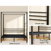 Bed Frame Queen Size Metal Bed Frame POCHY Furniture Kings Warehouse 