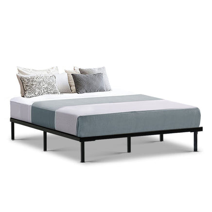 Bed Frame Queen Size Metal Bed Frame TED Furniture Kings Warehouse 