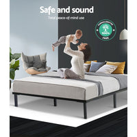 Bed Frame Queen Size Metal Bed Frame TED Furniture Kings Warehouse 