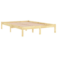 Bed Frame Solid Wood 153x203 cm Queen Size bedroom furniture Kings Warehouse 