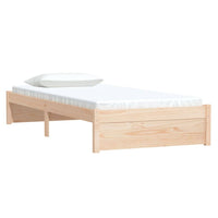 Bed Frame Solid Wood 92x187 cm Single Bed Size bedroom furniture Kings Warehouse 