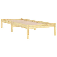 Bed Frame Solid Wood 92x187 cm Single Bed Size bedroom furniture Kings Warehouse 