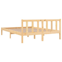 Bed Frame Solid Wood Pine 137x187 Double Size bedroom furniture Kings Warehouse 