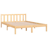 Bed Frame Solid Wood Pine 137x187 Double Size bedroom furniture Kings Warehouse 