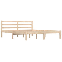 Bed Frame Solid Wood Pine 153x203 cm Queen Size bedroom furniture Kings Warehouse 