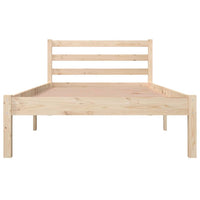 Bed Frame Solid Wood Pine 92x187 cm Single Bed Size bedroom furniture Kings Warehouse 