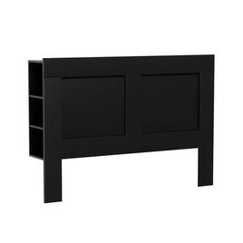 Bed Head Headboard Queen with Shelves - CABI Black Furniture Kings Warehouse 