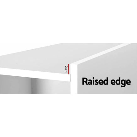 Bed Head Headboard Queen with Shelves - CABI White Furniture Kings Warehouse 
