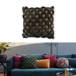 Bedding House Betula Green Filled Square Cushion Home & Garden Kings Warehouse 