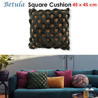 Bedding House Betula Green Filled Square Cushion Home & Garden Kings Warehouse 