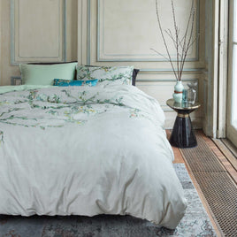 Bedding House Blossom Grey Quilt Cover Set Queen Home & Garden Kings Warehouse 