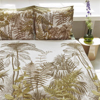 Bedding House Caribe Ochre Cotton Quilt Cover Set Queen Home & Garden Kings Warehouse 