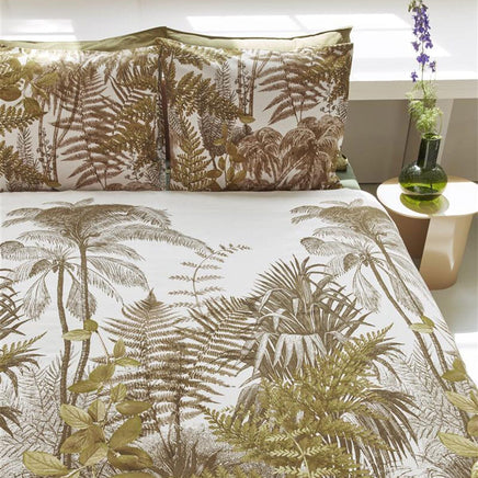 Bedding House Caribe Ochre Cotton Quilt Cover Set Queen Home & Garden Kings Warehouse 
