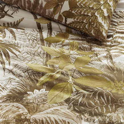 Bedding House Caribe Ochre Cotton Quilt Cover Set Queen Home & Garden Kings Warehouse 