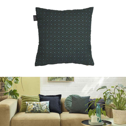 Bedding House Chelsy Green Square Filled Cushion 40cm x 40cm Home & Garden Kings Warehouse 