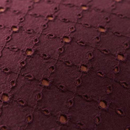 Bedding House Chelsy Plum (Also Known as Purple) Square Filled Cushion 40cm x 40cm Home & Garden Kings Warehouse 