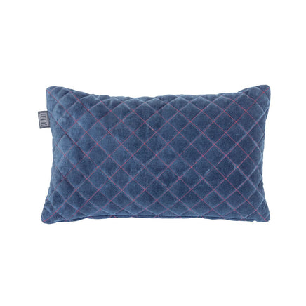 Bedding House Equire Luxury Cotton Filled Oblong Cushion Blue Home & Garden Kings Warehouse 