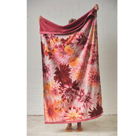 Bedding House Festival Multi Cotton Velour Beach Towel Home & Garden Kings Warehouse 