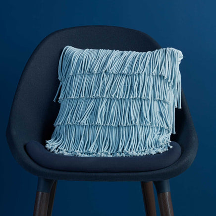 Bedding House Flapper Light Blue Filled Square Cushion Home & Garden Kings Warehouse 
