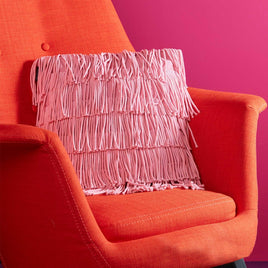 Bedding House Flapper Pink Filled Square Cushion Home & Garden Kings Warehouse 