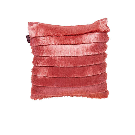 Bedding House Fringy Coral Luxury Cotton Filled Cushion Home & Garden Kings Warehouse 