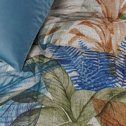 Bedding House Isla Blue Cotton Sateen Quilt Cover Set King Home & Garden Kings Warehouse 