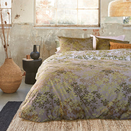 Bedding House Pantalla Green Bamboo Cotton Quilt Cover Set Queen Home & Garden Kings Warehouse 