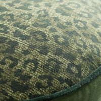 Bedding House Pardus Luxury Cotton Round Filled Cushion - Green Home & Garden Kings Warehouse 