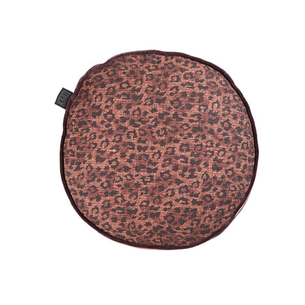 Bedding House Pardus Luxury Cotton Round Filled Cushion - Red Home & Garden Kings Warehouse 