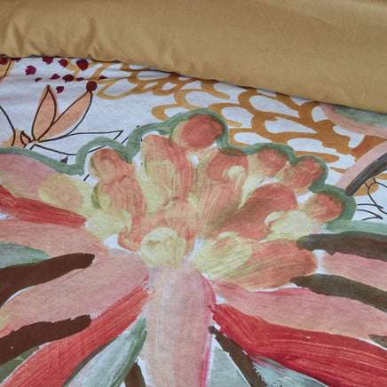 Bedding House Scarlett Multi Cotton Quilt Cover Set Queen Home & Garden Kings Warehouse 