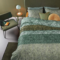 Bedding House Skin Green Cotton Quilt Cover Set Queen Home & Garden Kings Warehouse 