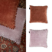 Bedding House Svenja Mauve Filled Square Cushion Home & Garden Kings Warehouse 