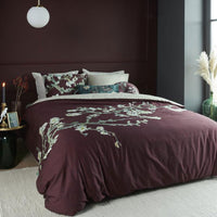 Bedding House Van Gogh Blossom Dark Red Cotton Quilt Cover Set Queen Home & Garden Kings Warehouse 