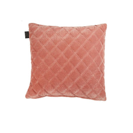 Bedding House Vercors Luxury Cotton Velvet Filled Square Cushion - Pink Home & Garden Kings Warehouse 