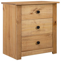 Bedside Cabinet 46x40x57 cm Pinewood Panama Range Kings Warehouse 