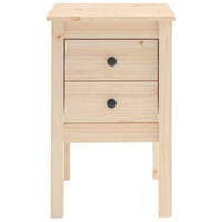 Bedside Cabinets 2 pcs 40x35x61.5 cm Solid Wood Pine Kings Warehouse 