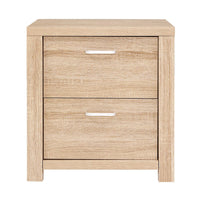 Bedside Table 2 Drawers - MAXI Pine Furniture Kings Warehouse 