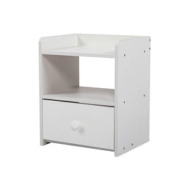 Bedside Tables Drawers Side Table Bedroom Furniture Nightstand White Unit Furniture Kings Warehouse