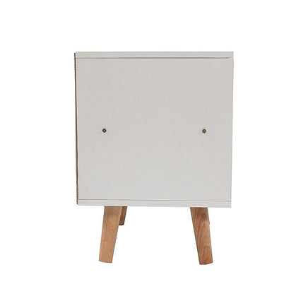 Bedside Tables Drawers Side Table Nightstand White Storage Cabinet Wood Furniture Kings Warehouse 