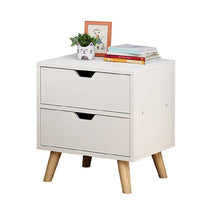 Bedside Tables Drawers Side Table Nightstand White Storage Cabinet Wood Furniture Kings Warehouse 