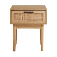 Bedside Tables Side Table Rattan Drawers Nightstand Furniture Kings Warehouse 