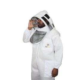 Beekeeping Bee Suit 2 Layer Mesh Hood Style Light Weight & Ultra Cool- M Kings Warehouse 