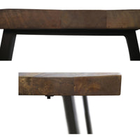 Begonia Coffee Table 130cm Live Edge Solid Mango Wood Unique Furniture - Natural living room Kings Warehouse 