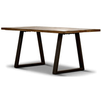 Begonia Dining Table 220cm Live Edge Solid Mango Wood Unique Furniture - Natural dining Kings Warehouse 