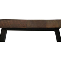 Begonia Side Sofa End Table 60cm Live Edge Mango Wood Unique Furniture - Natural living room Kings Warehouse 