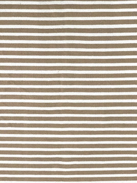 Beige/cream striped cotton kilim rug120x180 cm Kings Warehouse 