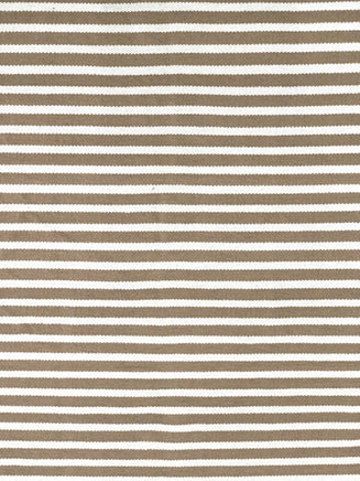 Beige/cream striped cotton kilim rug120x180 cm Kings Warehouse 