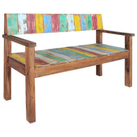 Bench 115 cm Solid Reclaimed Wood living room Kings Warehouse 