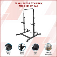 Bench Press Gym Rack and Chin Up Bar Sports & Fitness Kings Warehouse 