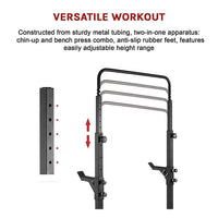 Bench Press Gym Rack and Chin Up Bar Sports & Fitness Kings Warehouse 